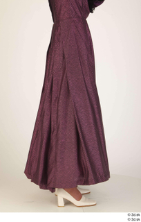  Photos Woman in Historical Dress 3 19th century Purple dress historical clothing lower body 0007.jpg